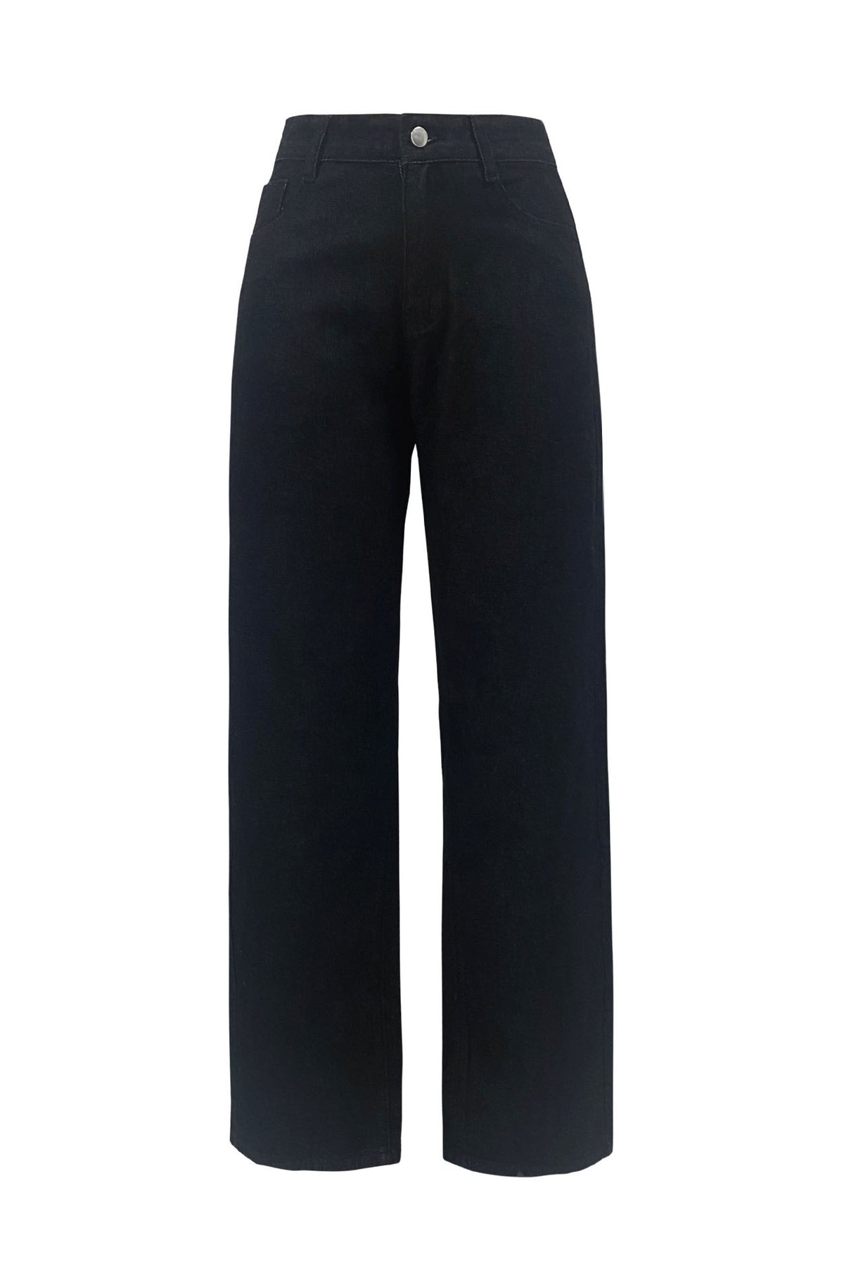 Straight Leg Long Jeans