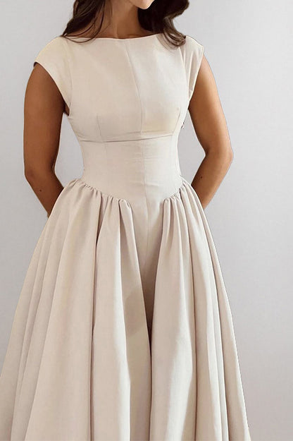 Elegant Sleeveless Backless Slim Fit Dress