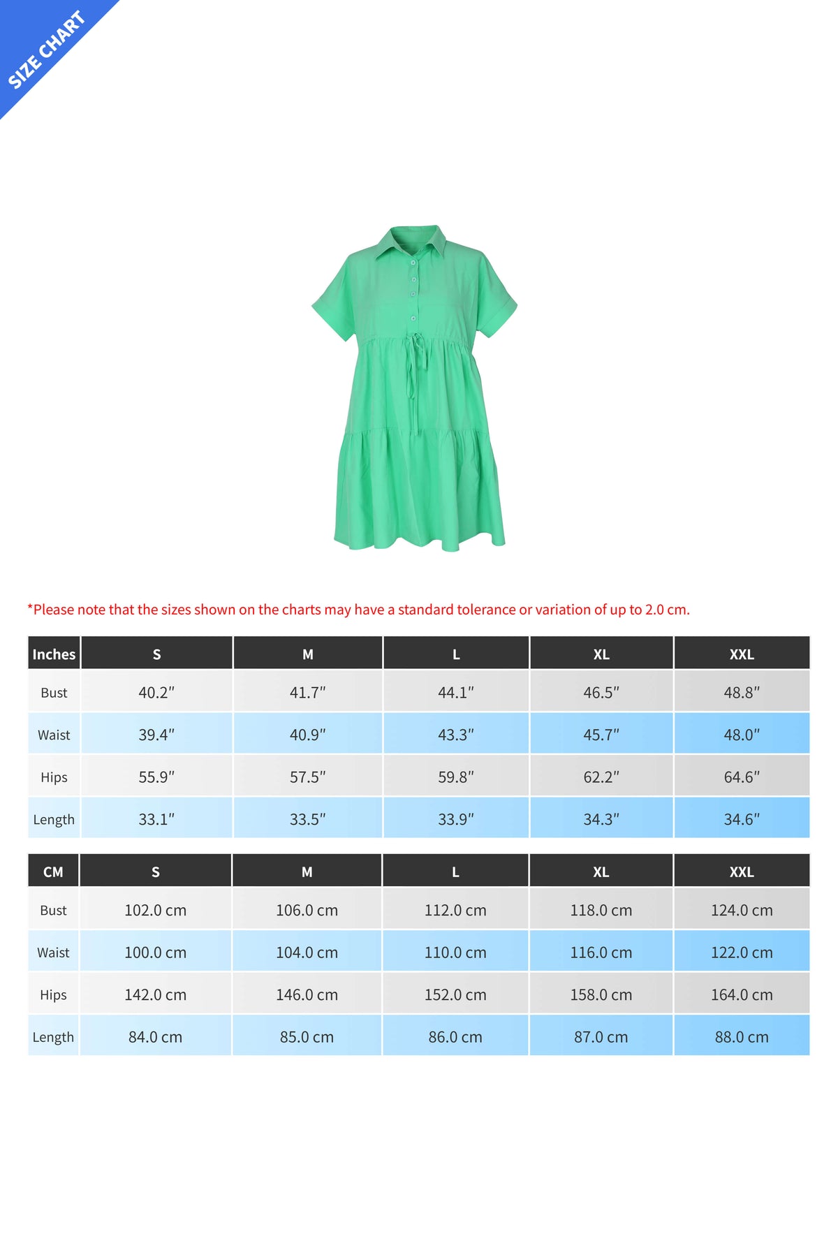 Tiered Button-Down Babydoll Mini Dress