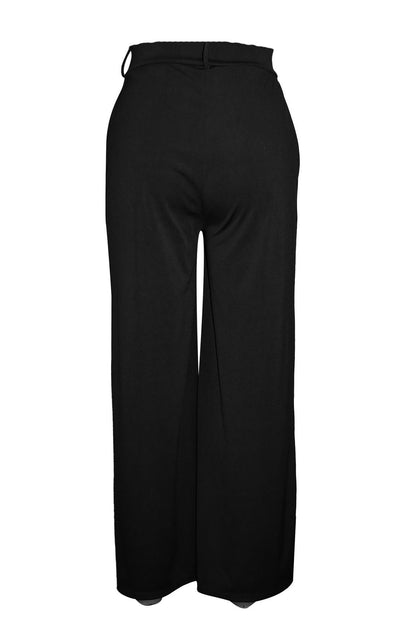 Casual Solid Color Loose Wide-Leg Pants