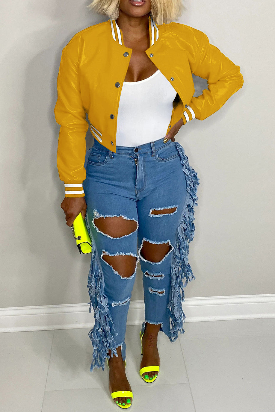 Varsity Faux Jacket
