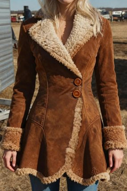 Retro Plush Casual Jacket