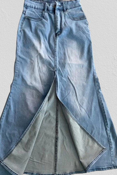 Denim Maxi Skirts