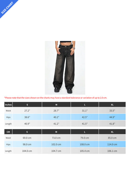 Distressed Rhinestone Spiderweb Jeans