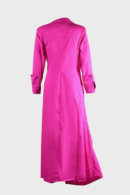 Deep V Side Slit Slim Nightclub Maxi Dress