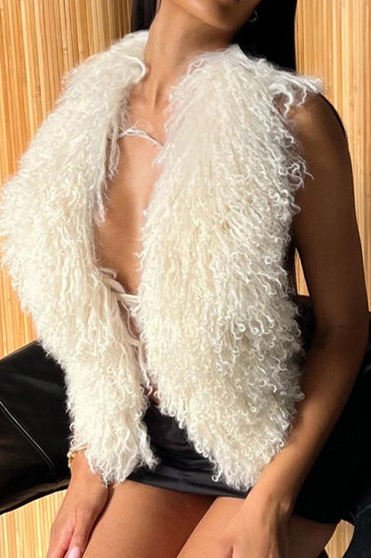 Faux Fur Vest for Women