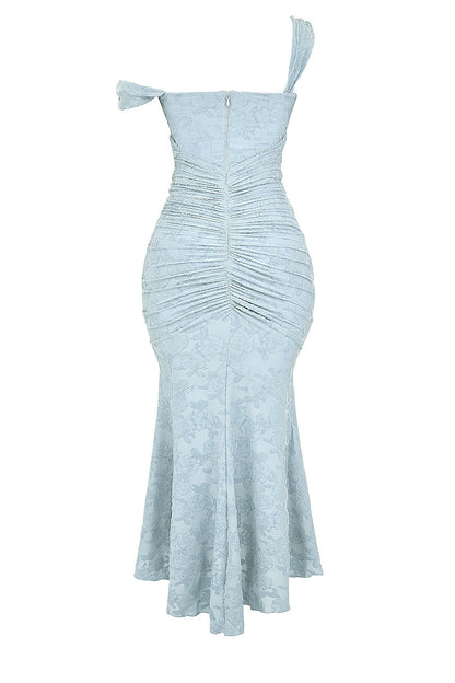 Boned Corset Mermaid Bodycon Maxi Dress