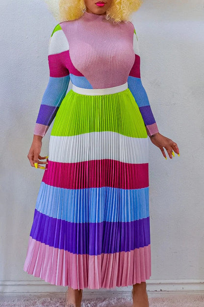 Pleated Skirt Set