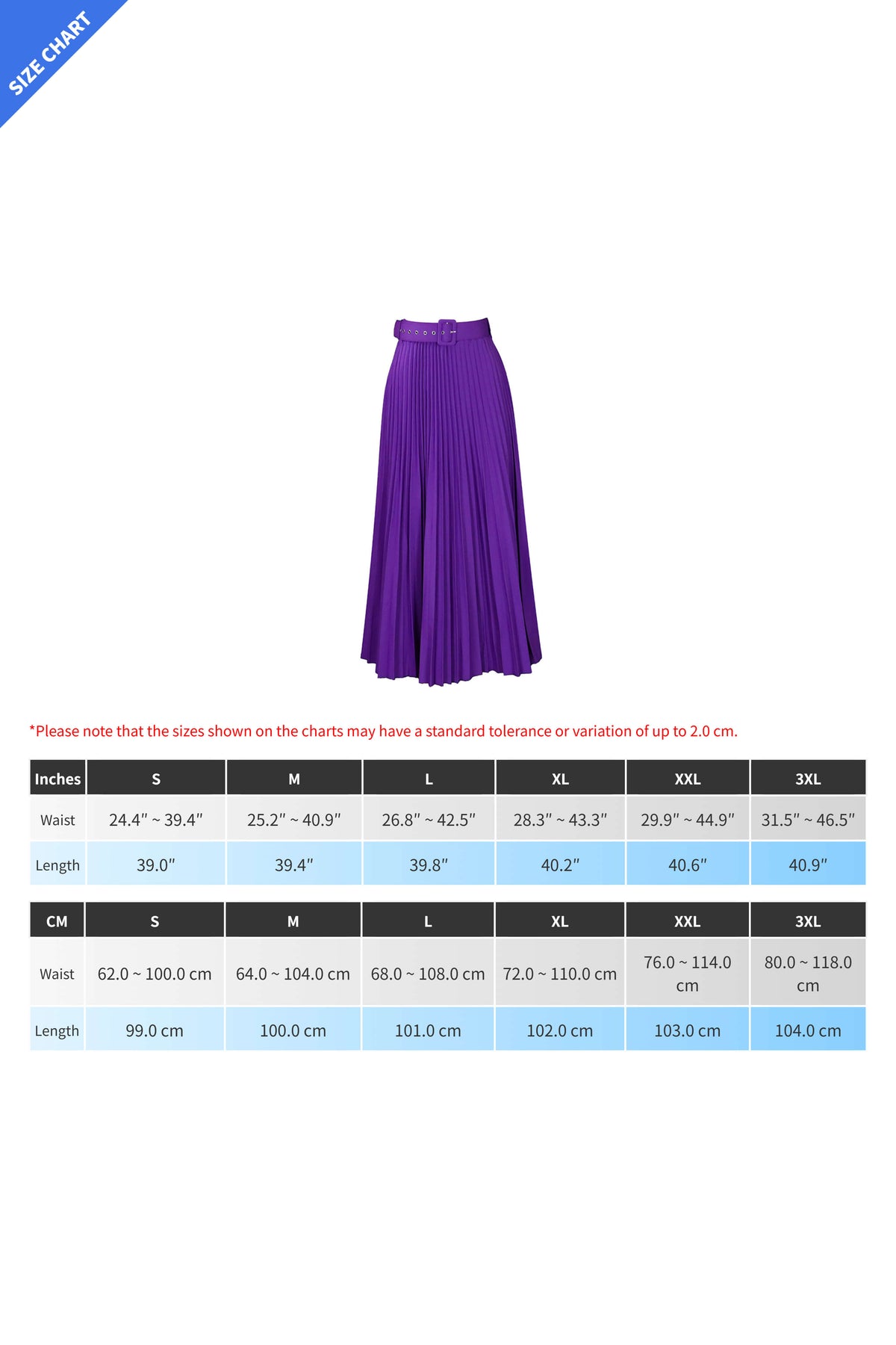 High Waist Pleated Midi Skirt