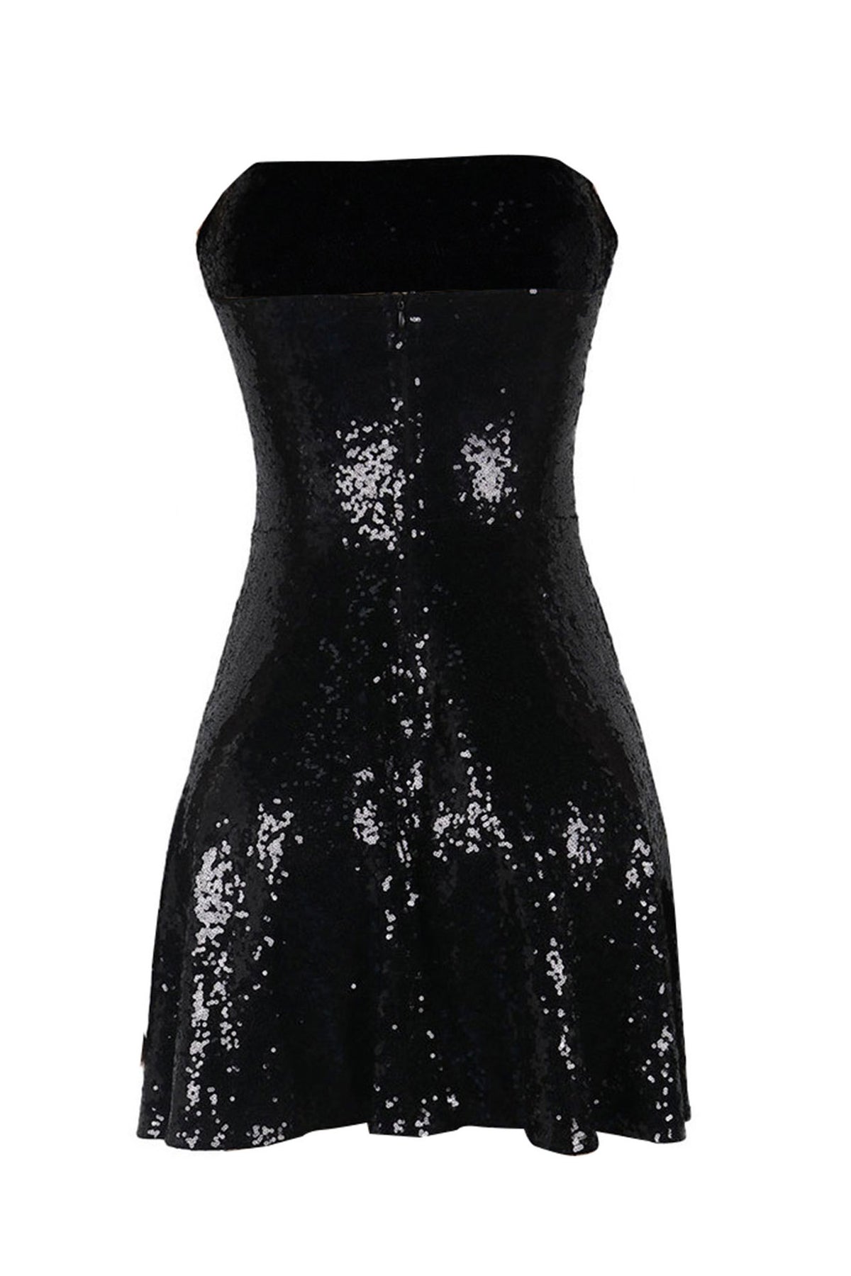 Strapless Slim Fit Sequin Dress for Party Nights