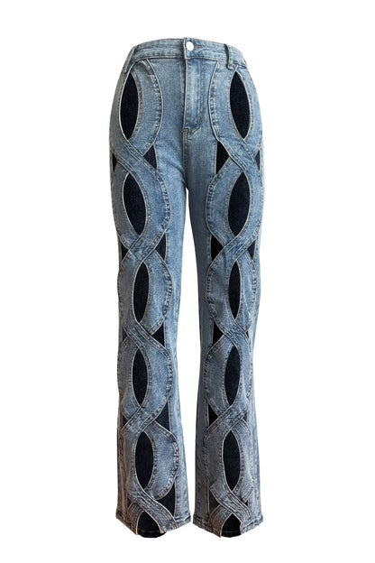 Trendy Wide Leg Jeans