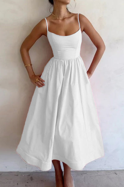 Vibrant Suspender Dress