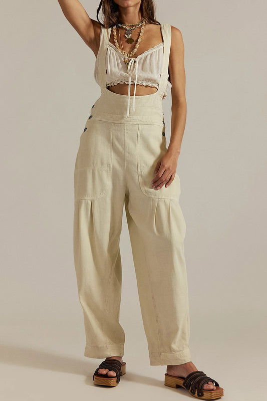 Loose Casual Denim Overalls
