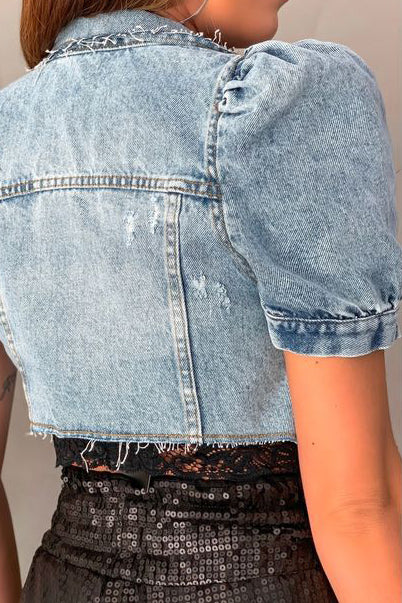 Crop Denim Jacket