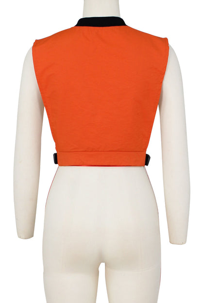Cargo Zipper Vest Top