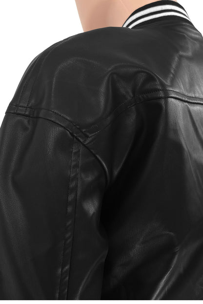 Varsity Faux Jacket