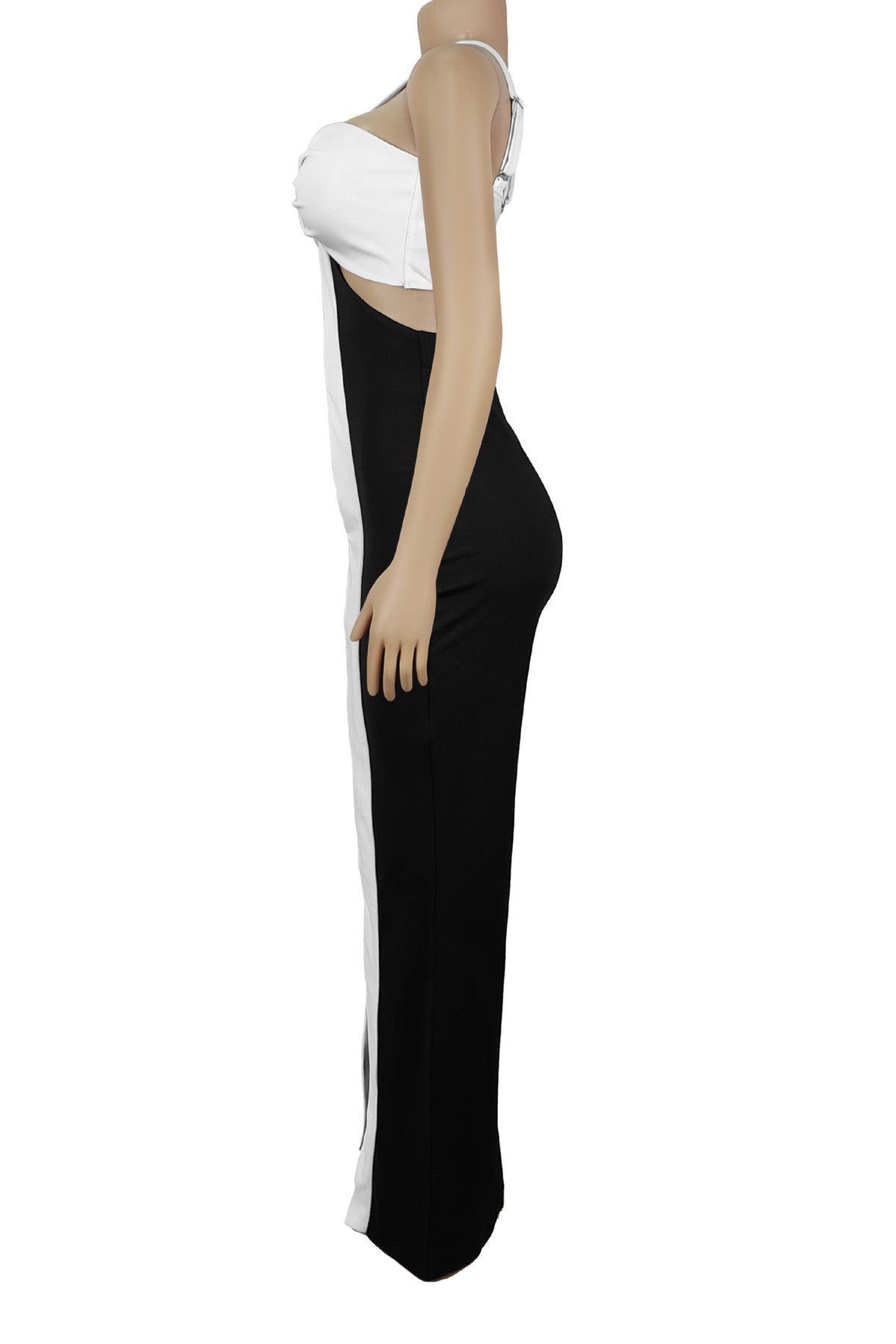 Crisscross Ribbon Cutout Jumpsuit
