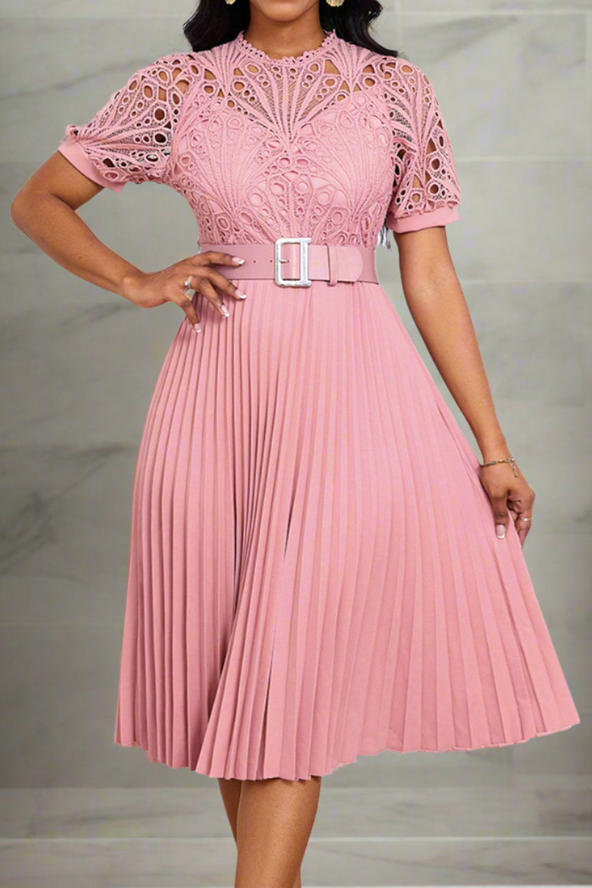 A-Line Pleated Dress