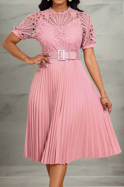A-Line Pleated Dress