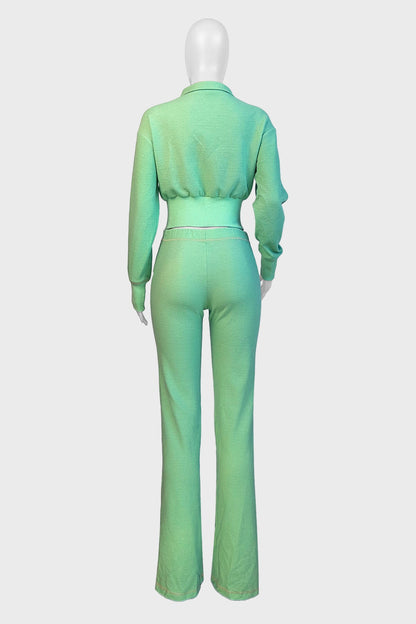 Waffle Long Sleeve Suit