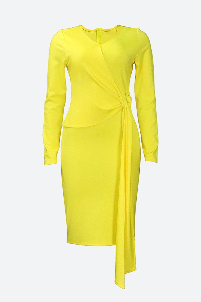 Side Knot Bodycon Dress