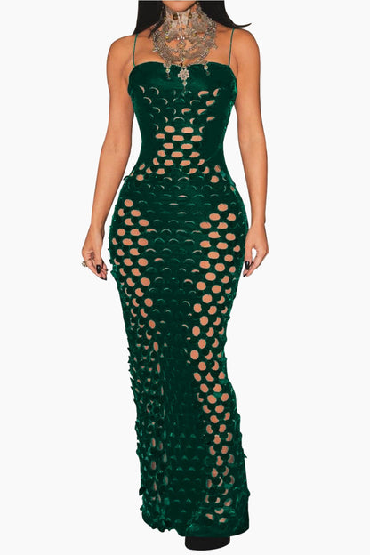 Circular Cutouts Bodycon Dresses