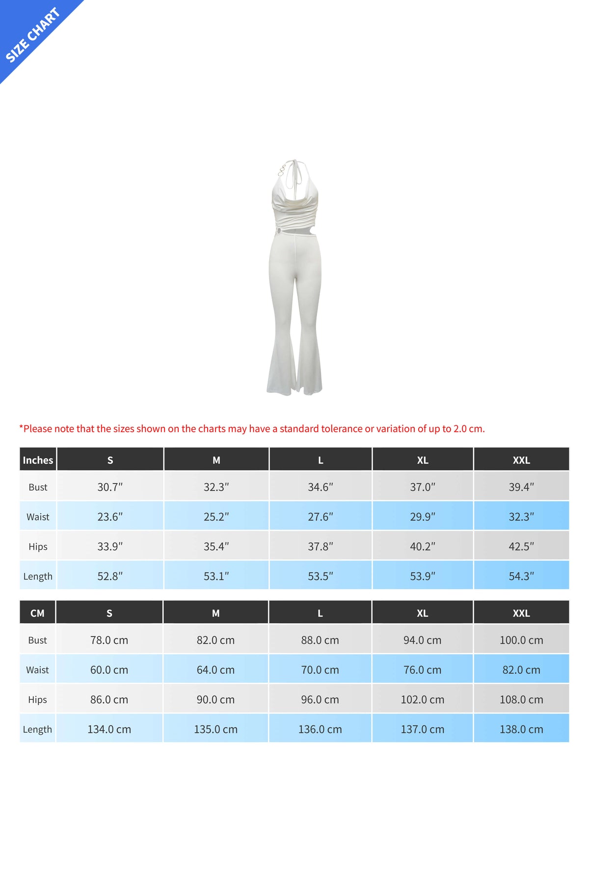 Cowl Neck Cutout Flared Jumpsuit