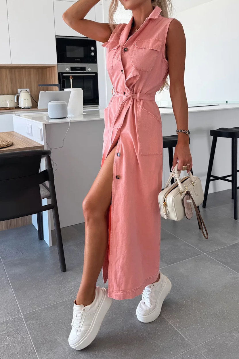 Denim Maxi Dress