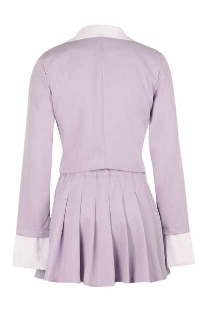 Preppy Chic Blazer & Skirt Set