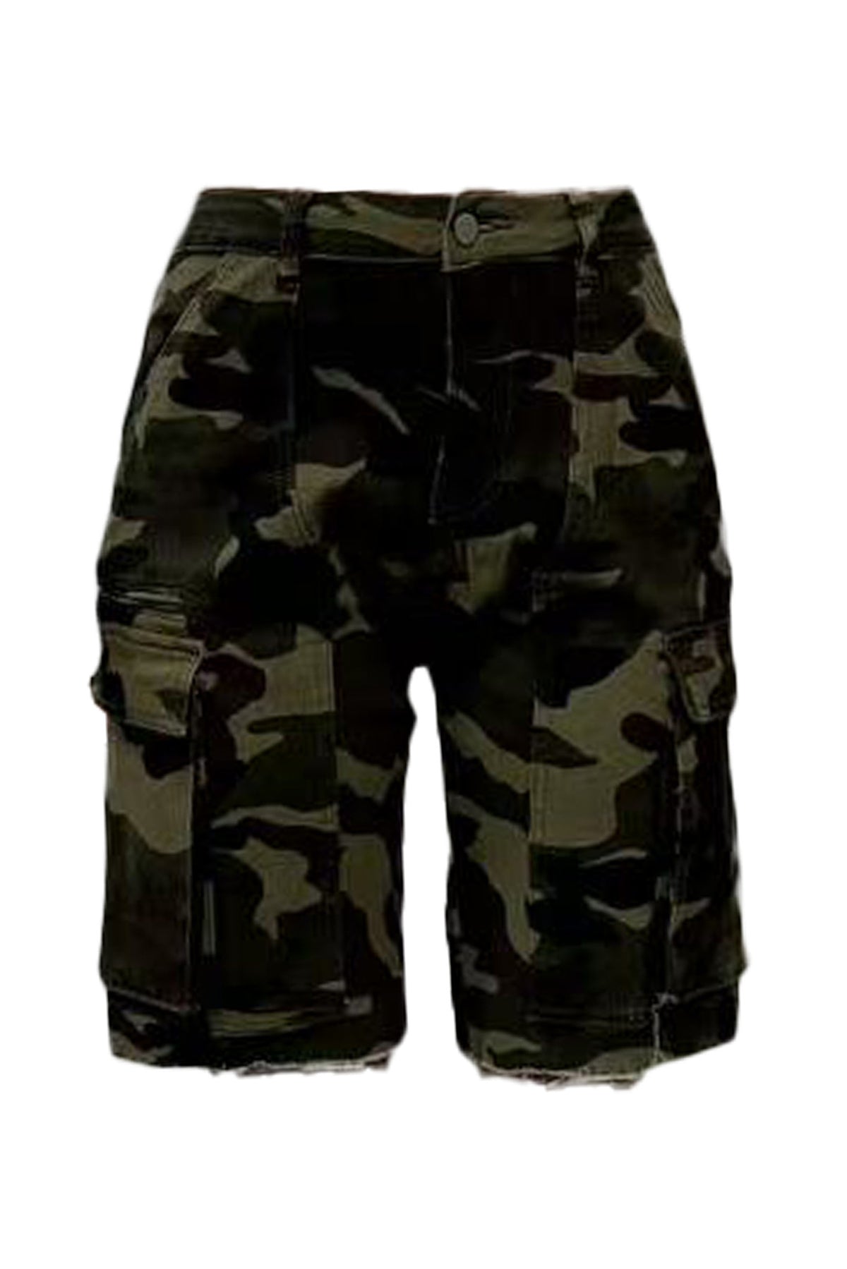 Cargo Denim Shorts
