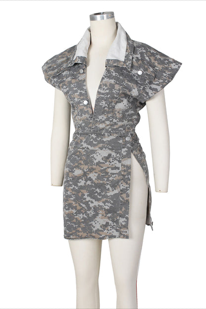 Camo Skirt Set
