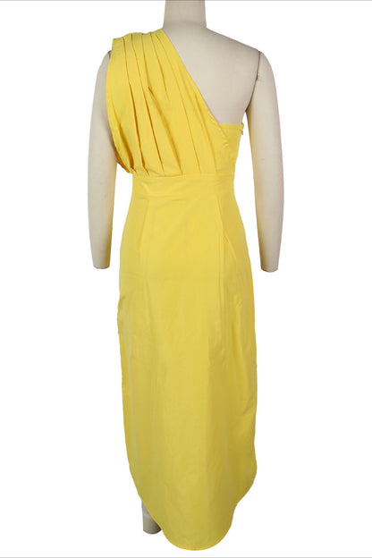 One Shoulder Maxi Dress