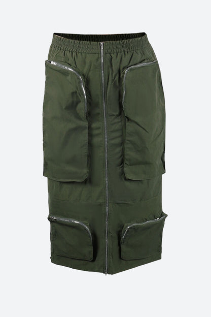 Cargo Zipper Skirt