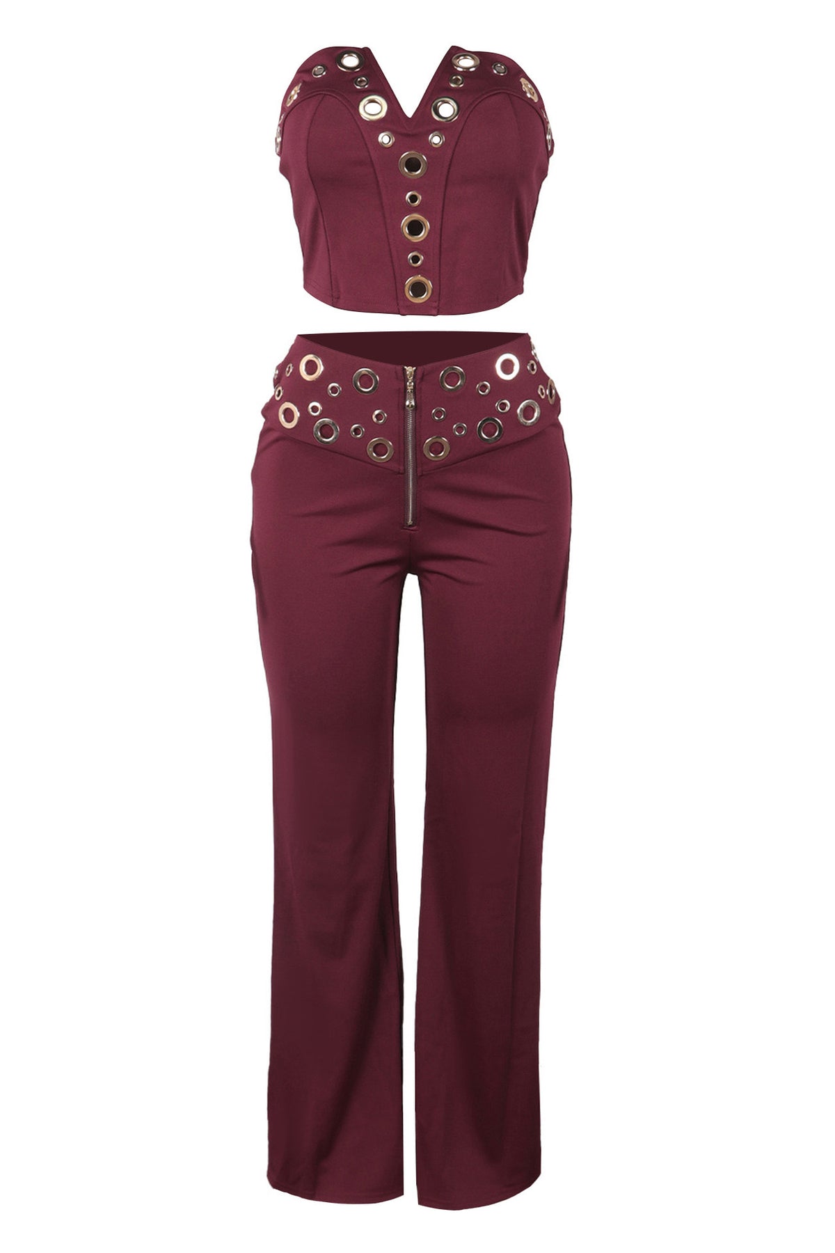 Hollow Out Patchwork 2 Piece Sets
