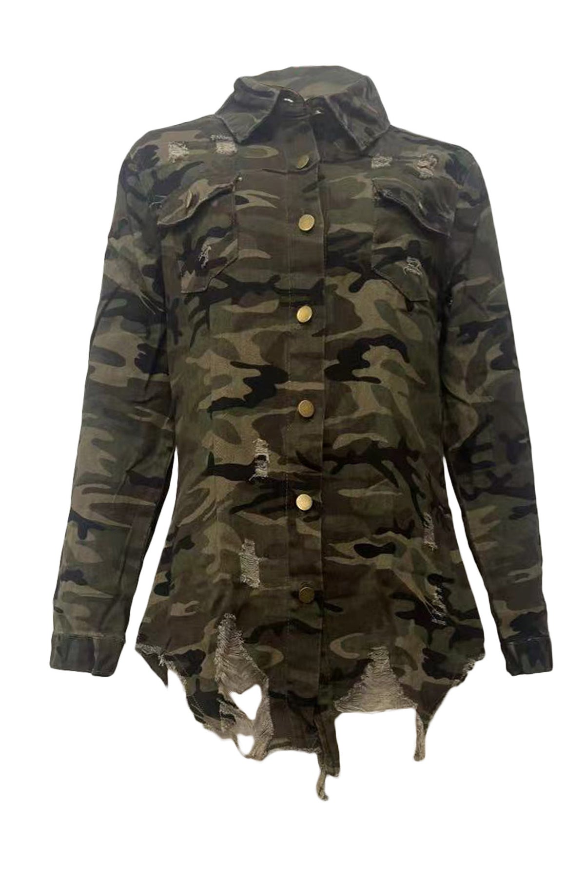 Camo Print Jacket