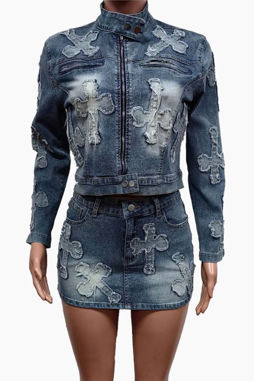 Denim 2 Piece Set
