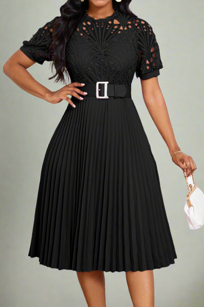 A-Line Pleated Dress