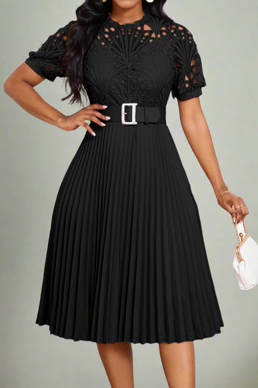 A-Line Pleated Dress