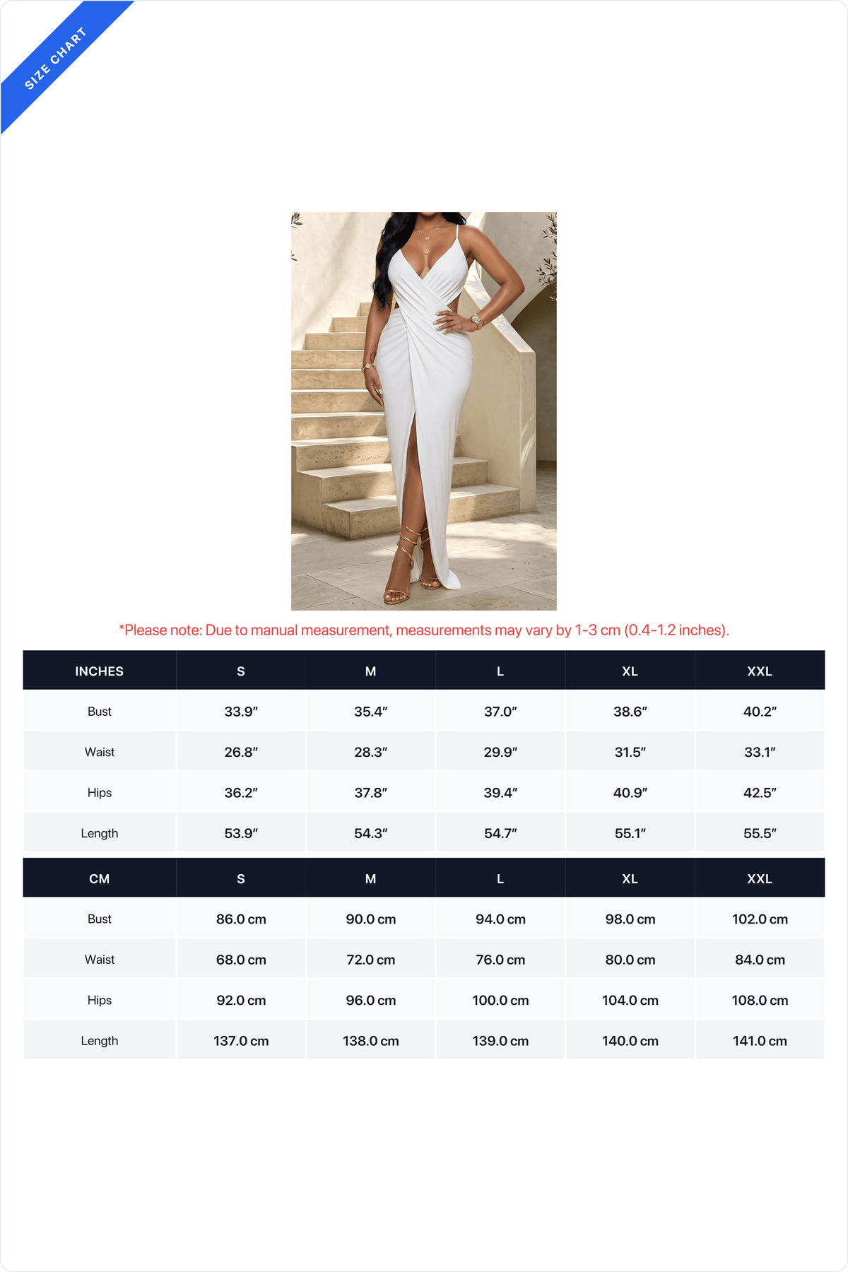 Draped V-Neck Cutout Slit Maxi Dress