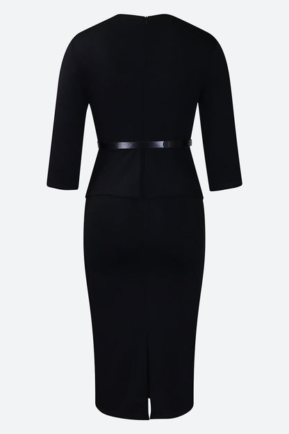 Elegant Hip Pencil Dress