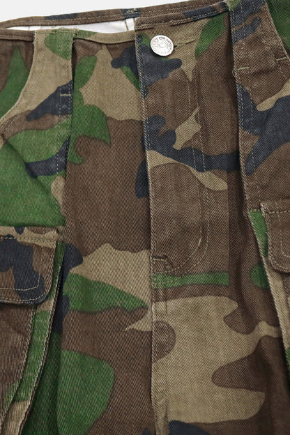 Camo Multi Pocket Cargo Pants