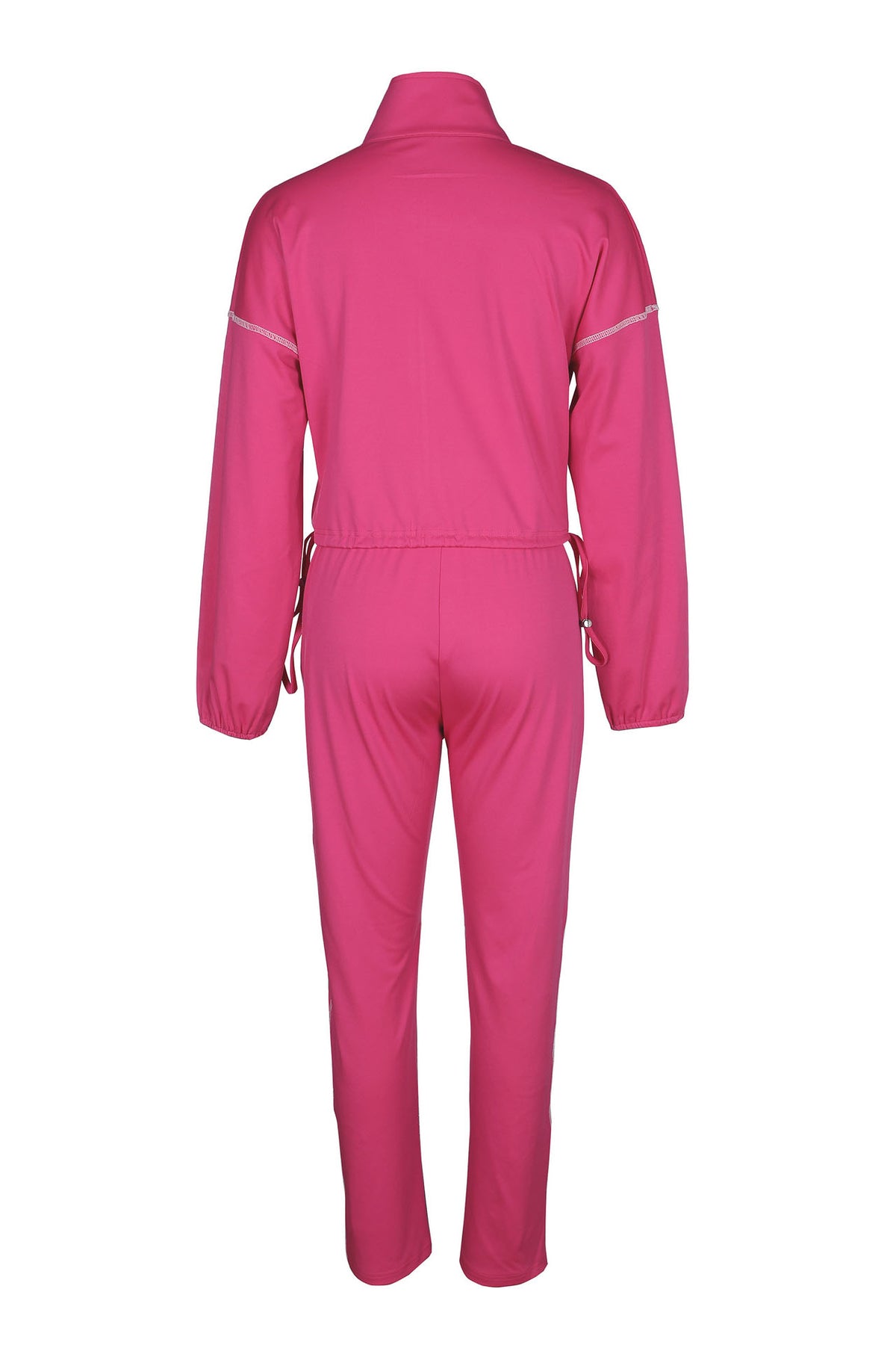 Contrast Stitch Zip-Up & Legging Set