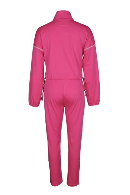 Contrast Stitch Zip-Up & Legging Set