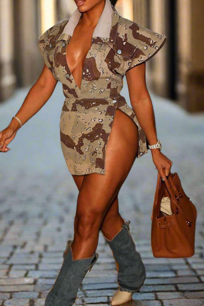 Camo Skirt Set