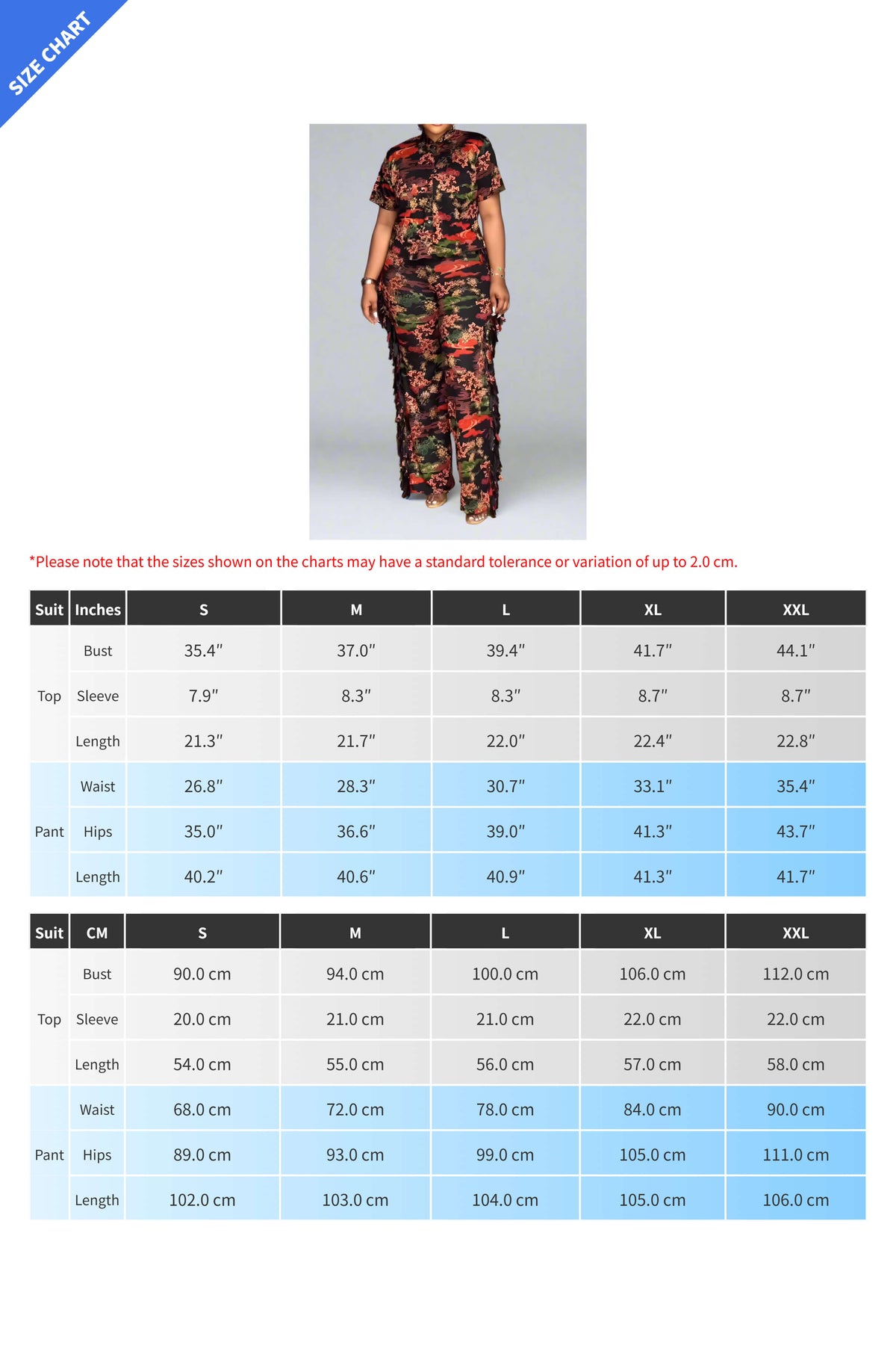 Elegant Printed Lapel Shirt and Pants Set