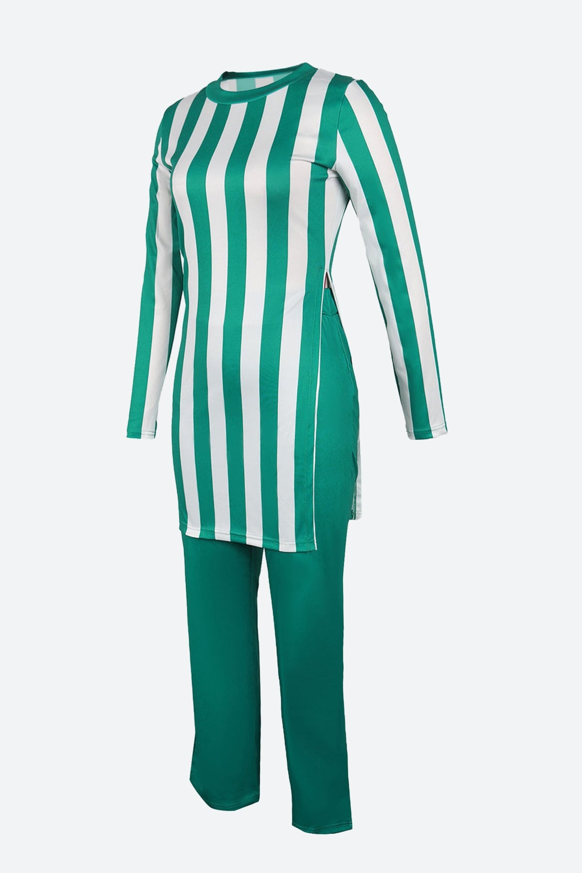 Striped T Shirts & Pants Set