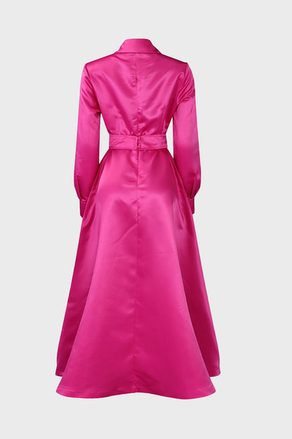 Solid Shirt Dress