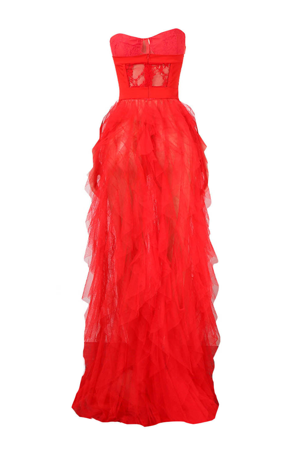 See Through Corset Maxi Dress