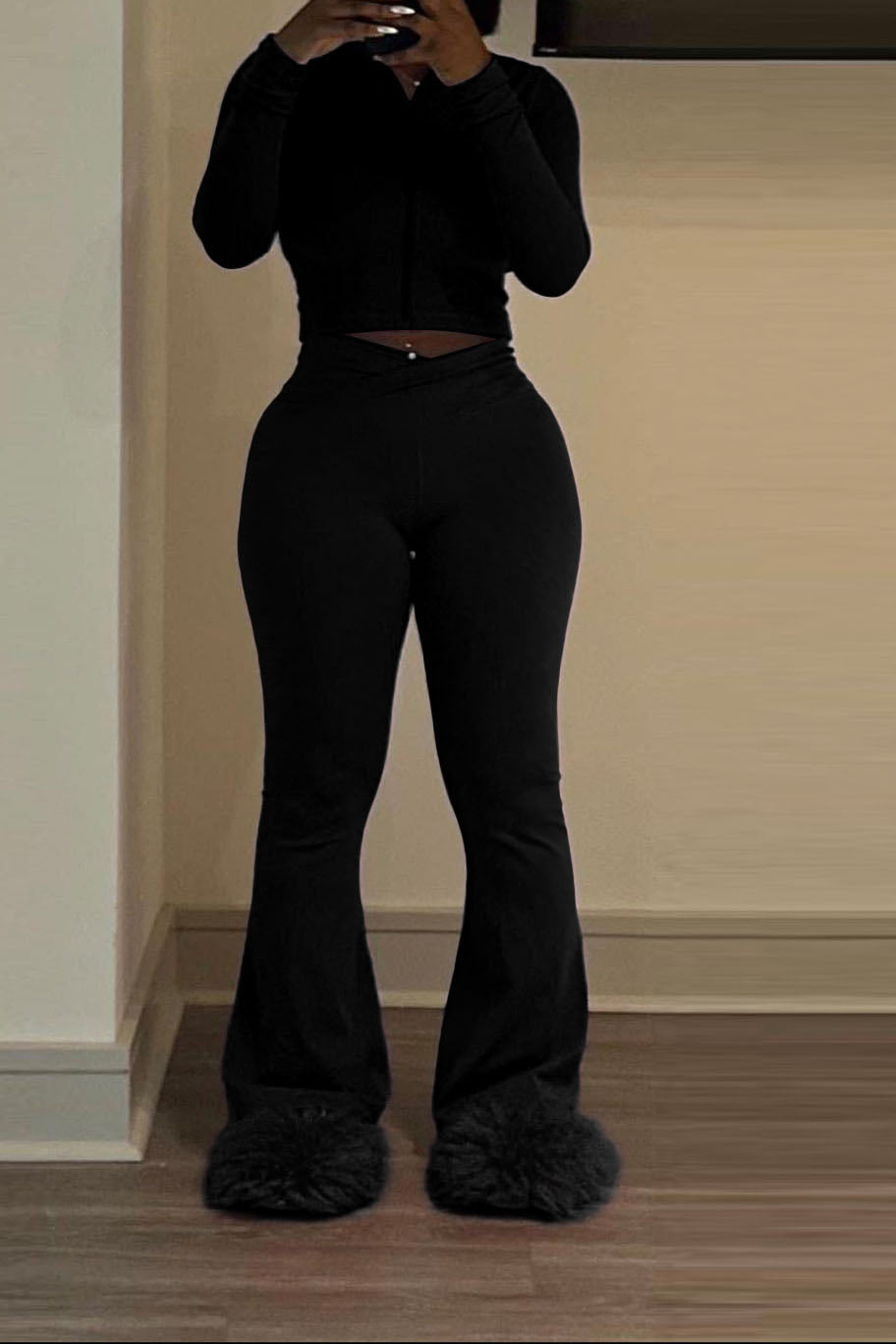 Stretch Long Sleeve Top and Pant set