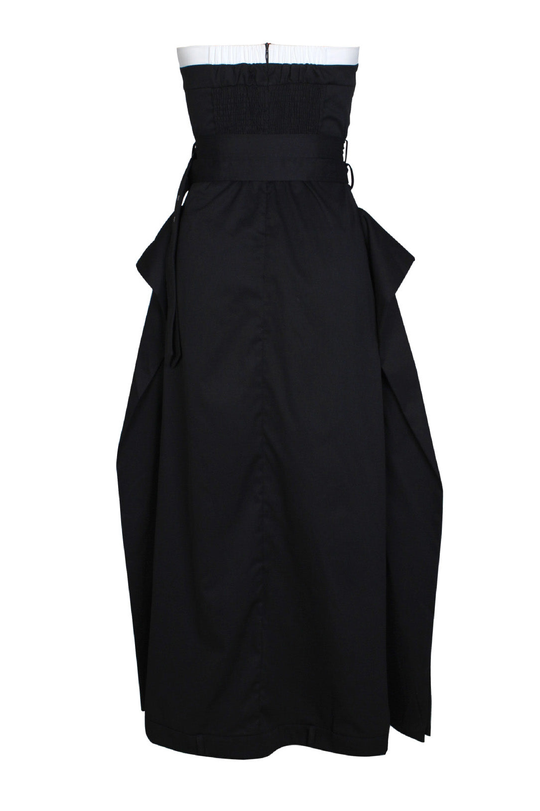 Strapless Buckle Maxi Dress